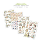 Ciao Bella Afternoon Tea Junk Journal & Ephemera Book A4 32/Pkg