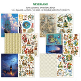 Ciao Bella Neverland Junk Journal & Ephemera Book A4 32/Pkg