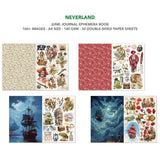 Ciao Bella Neverland Junk Journal & Ephemera Book A4 32/Pkg