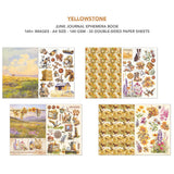 Ciao Bella Yellowstone Junk Journal & Ephemera Book A4 32/Pkg