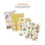 Ciao Bella Yellowstone Junk Journal & Ephemera Book A4 32/Pkg