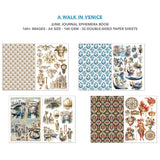 Cioa Bella A Walk in Venice Junk Journal & Ephemera Book A4 32/Pkg