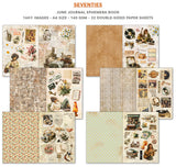 Ciao Bella Seventies Junk Journal & Ephemera Book A4 32/Pkg