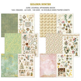 Ciao Bella Golden Winter Junk Journal & Ephemera Book