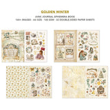 Ciao Bella Golden Winter Junk Journal & Ephemera Book