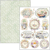 S30 CIAO BELLA Flower Shop Creative Pad A4 9/Pkg