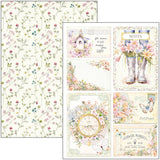 S30 CIAO BELLA Flower Shop Creative Pad A4 9/Pkg