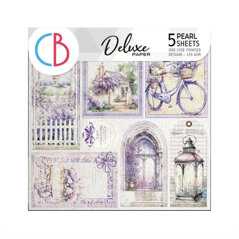 CIAO BELLA - Deluxe Morning In Provence Paper Pearl 6"x6" 5/Pkg