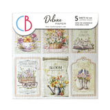 S30 CIAO BELLA - Deluxe Flower Shop Paper Pear 6"x6" 5/Pkg