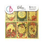 CIAO BELLA - Deluxe The Nutcracker Paper Gold 6"x6" 5/Pkg