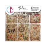 CIAO BELLA -Deluxe Cabinet Of Curiosities Paper Pearl-Copper 6"x6" 5/Pkg
