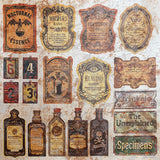 CIAO BELLA -Deluxe Cabinet Of Curiosities Paper Pearl-Copper 6"x6" 5/Pkg
