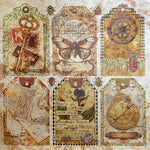 CIAO BELLA -Deluxe Cabinet Of Curiosities Paper Pearl-Copper 6"x6" 5/Pkg