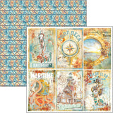 CIAO BELLA Coral Reef Pad 8"x8" 12/Pkg