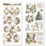 Ciao Bella Winter Season Transparent Adhesive Sheets 5/Pkg
