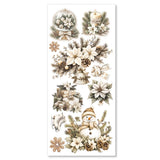 Ciao Bella Winter Season Transparent Adhesive Sheets 5/Pkg