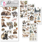 Ciao Bella - Forest Tales Transparent Adhesive Sheets 5/Pkg