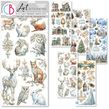 Ciao Bella Winterling Transparent Adhesive Sheets 5/Pkg