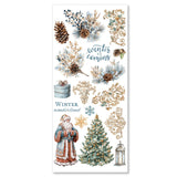 Ciao Bella Winterling Transparent Adhesive Sheets 5/Pkg