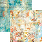 CIAO BELLA Coral Reef Paper Pad 12"x12" 12/Pkg