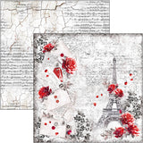 Ciao Bella Paris Je t’aime Paper Pad 12"x12" 12/Pkg