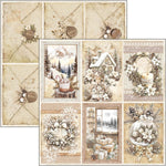 Ciao Bella - Winter Season Paper Pad 12"x12" 12/Pkg
