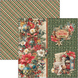 Ciao Bella Merry & Bright Paper Pad 12"x12" 12/Pkg