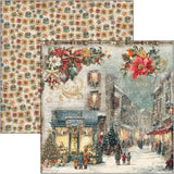 Ciao Bella Merry & Bright Paper Pad 12"x12" 12/Pkg