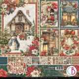 Ciao Bella Merry & Bright Paper Pad 12"x12" 12/Pkg