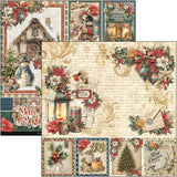 Ciao Bella Merry & Bright Paper Pad 12"x12" 12/Pkg