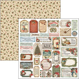 Ciao Bella Merry & Bright Paper Pad 12"x12" 12/Pkg