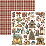 Ciao Bella Merry & Bright Paper Pad 12"x12" 12/Pkg