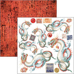 CIAO BELLA Land Of The Rising Sun Fussy Cut Pad 6"x6" 24/Pkg
