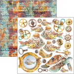 CIAO BELLA Coral Reef Fussy Cut Pad 6"x6" 24/Pkg