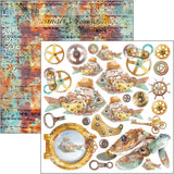 CIAO BELLA Coral Reef Fussy Cut Pad 6"x6" 24/Pkg