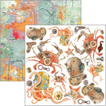 CIAO BELLA Coral Reef Fussy Cut Pad 6"x6" 24/Pkg