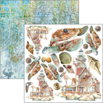 CIAO BELLA Coral Reef Fussy Cut Pad 6"x6" 24/Pkg