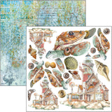 CIAO BELLA Coral Reef Fussy Cut Pad 6"x6" 24/Pkg