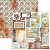 CIAO BELLA Coral Reef Fussy Cut Pad 6"x6" 24/Pkg