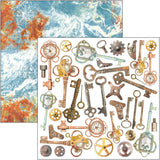CIAO BELLA Coral Reef Fussy Cut Pad 6"x6" 24/Pkg