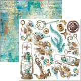 CIAO BELLA Coral Reef Fussy Cut Pad 6"x6" 24/Pkg