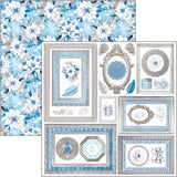 CIAO BELLA - Elegance of Blue Fussy Cut Pad 6"x6" 24/Pkg