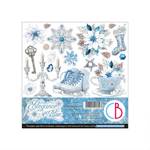 CIAO BELLA - Elegance of Blue Fussy Cut Pad 6"x6" 24/Pkg