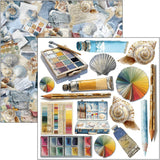 Ciao Bella An Artist Journey Fussy Cut Pad 6"x6" 24/Pkg