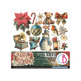Ciao Bella Merry & Bright Fussy Cut Pad 6"x6" 24/Pkg