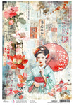 Ciao Bella Rice Paper A4 Oriental Enchantment