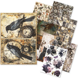 Ciao Bella - Rice Paper A5 MIXED 8/Pkg Dark Academia