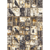 Ciao Bella - Rice Paper A5 MIXED 8/Pkg Dark Academia