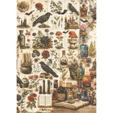 Ciao Bella - Rice Paper A5 MIXED 8/Pkg Dark Academia