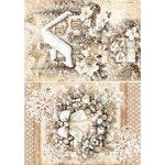 Ciao Bella - Rice Paper A5 MIXED 8/Pkg Winter Season